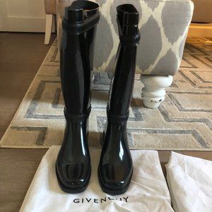Givenchy Women Rain Boots with Slicker Zipper